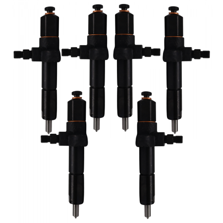 6x KOMPLETNY WTRYSKIWACZ PALIWA URSUS C-385 C385 TURBO BREMHER